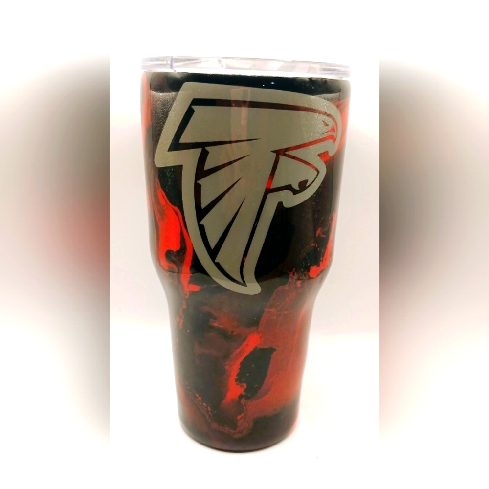 NWOT - Atlanta Falcons Custom Yeti 30oz Tumbler With Lid (No Straw)